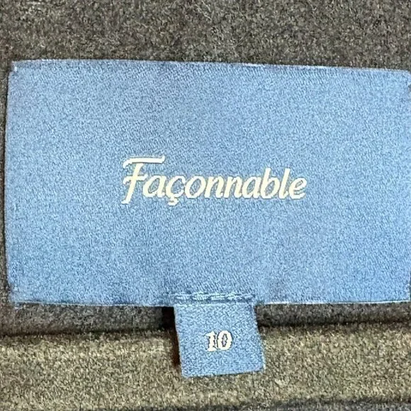 Faconnable navy blue wool peacoat - Picture 3 of 5